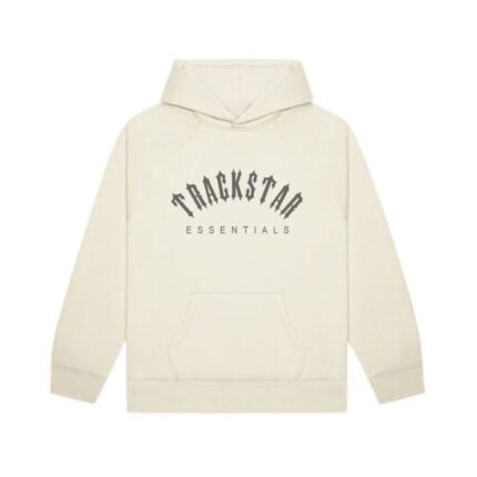 Trackstar Premium Regular Fit Hoodie for Men - Beige