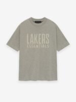 Essentials Lakers Tee Warm Heather front side