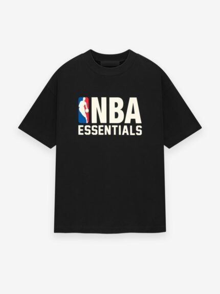 Essentials NBA Tee Black front side