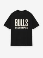 Essentials Bulls Tee Black front side