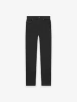 5 Pocket Jean Jet Black in front side