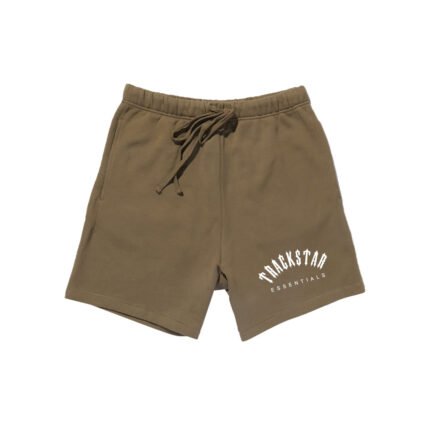 Trackstar London Relaxed Shorts - Dark Brown