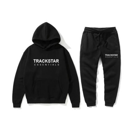 Trackstar Essentials Spring Tracksuit – Black