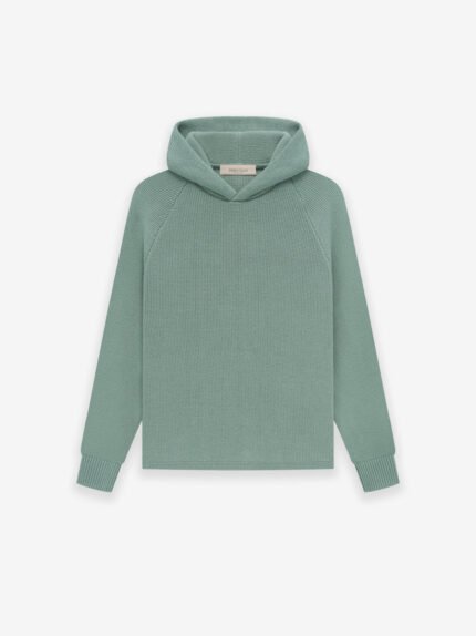 Kids Essentials Knit Hoodie Brunswick Green