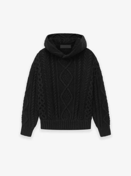 Kids Cable Knit Hoodie