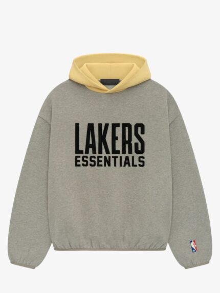 Essentials Lakers Logo Hoodie in front side