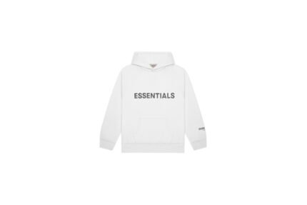 Fear of God Essentials Pullover Hoodie Applique Logo in front side