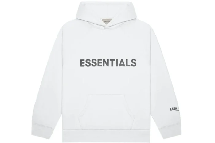 Fear of God Essentials Hoodie Applique Logo in back side