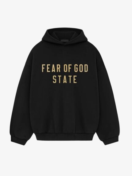 FOG Fleece Pullover Logo Hoodie in front side
