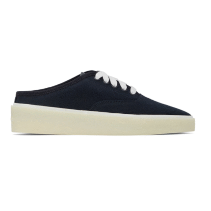 Fear Of God Navy Canvas 101 Backless Sneakers