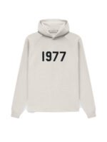 Fear Of God Essentials 1977 Knit Hoodie White in front side