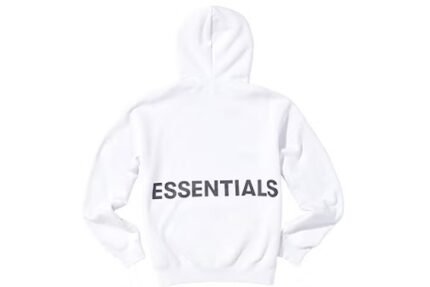Fear of God Essentials Graphic Pullover Hoodie in back side