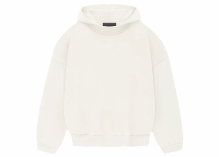 Fear of God Essentials Hoodie White in front side