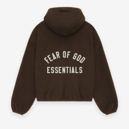 Women's Brushed Fear Of God Essentials Hooded Bomber