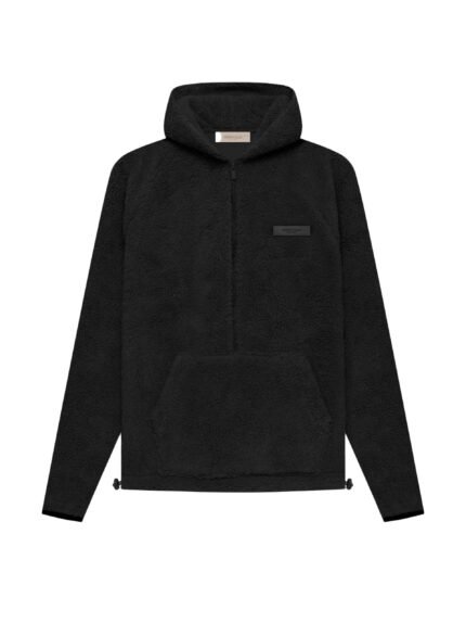 Fear Of God Essentials Half Zip Hoodie Iron in front side
