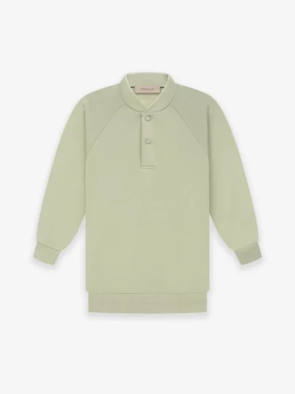 Womens 3/4 Sleeve Henley in front side