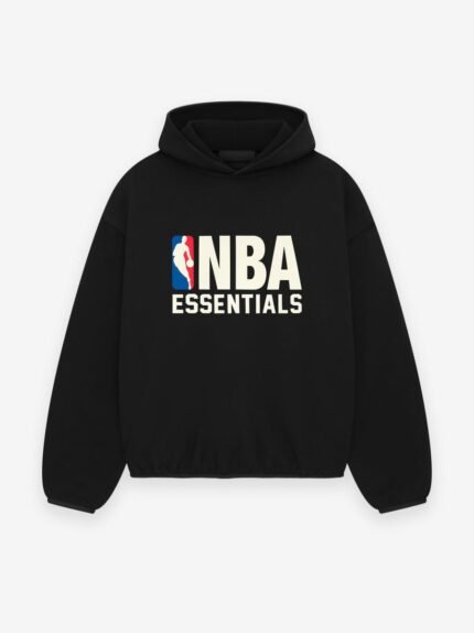 Essentials NBA Hoodie Black front side