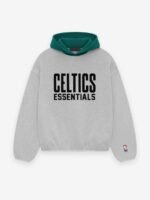 Essentials Celtics Hoodie Light Heather front side