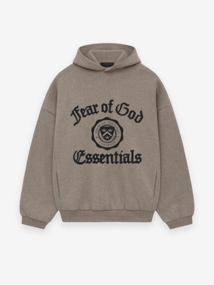 Essentials Fear of God Fleece Hoodie front side