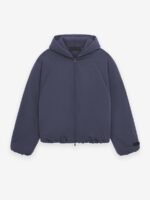 Essentials Military Nylon Hooded Bomber front side