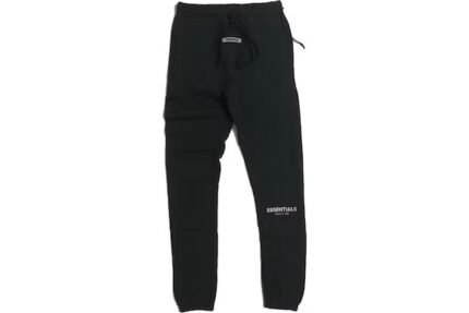 Fear of God Essentials Sweatpants Black/White in front side