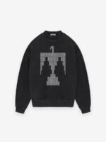 Essentials Thunderbird Crewneck Sweatshirt Black in front side