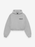 Essentials Women's Fleece Cropped Hoodie front side