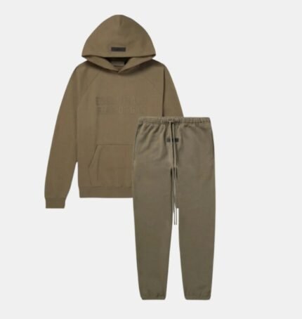 Fear of God Essentials Wood Tracksuit front side