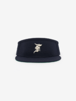 Fitted Visor Blue Hat in front side
