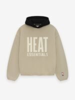 Essentials Heat Hoodie Wheat front side