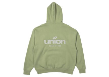 Fear Of God X Union 30 Year Vintage Hoodie Army