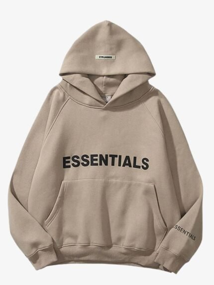 Fear of God Essentials hoodie- Beige